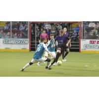 Harrisburg Heat's David Mellor battles St. Louis Ambush's Sam Guernsey