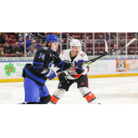 Wichita Thunder forward Cameron Hough vs. the Kansas City Mavericks