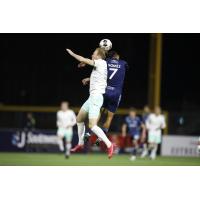 El Paso Locomotive's Aaron Gómez in action