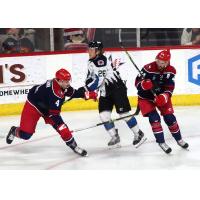 Allen Americans box in the Utah Grizzlies