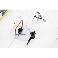 Vancouver Giants' Colton Alain on the ice