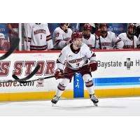 Defenseman Ty Farmer with UMass-Amherst