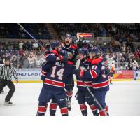 Saginaw Spirit celebrates win