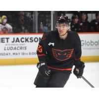 Lehigh Valley Phantoms' Bobby Brink on game night