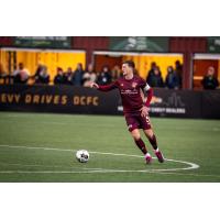 Detroit City FC's Stephen Carroll on the field