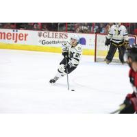 Wheeling Nailers' Cédric Desruisseaux on the ice