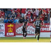 Richmond Kickers' Emiliano Terzaghi on the field