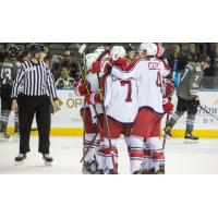 Allen Americans celebrate win