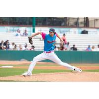 San Antonio Flying Chanclas' Jackson Wolf in action