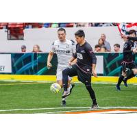 St. Louis Ambush's Lucas Almeida on the field