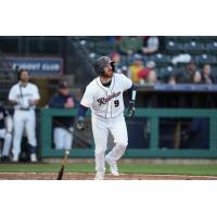 Tacoma Rainiers' Brian Keefe in action