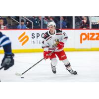 Grand Rapids Griffins' Carter Mazur on game night