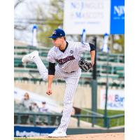 Somerset Patriots' Will Warren in action