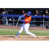 Syracuse Mets' Carlos Cortes in action