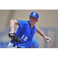 Biloxi Shuckers' Nick Bennett in action