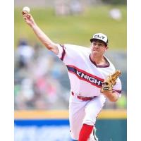 Pitcher Will Carter with the Charlotte Knights