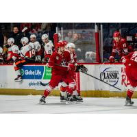 Allen Americans'	Aidan Brown on game night