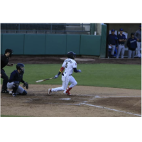 Tri-City Dust Devils' Osmy Gregorio in action