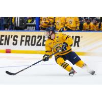 Defenseman Zach Metsa with Quinnipiac University