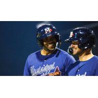 Mississippi Braves C Hendrik Clementina and INF Luke Waddell