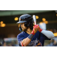 Mississippi Braves' Drew Campbell at bat