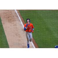 Syracuse Mets' Brett Baty in action