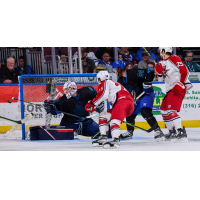 Wichita Thunder's Trevor Gorsuch battles Allen Americans' Aidan Brown