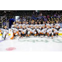 San Diego Gulls wear cowboy hats in warmups to honor Roy Sommer