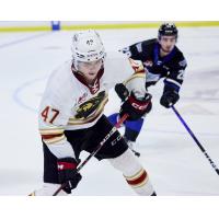 Vancouver Giants defenceman Mazden Leslie