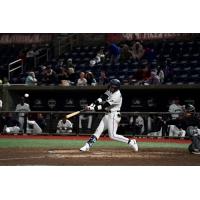 Pensacola Blue Wahoos' Victor Mesa Jr. at bat