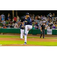 Charleston RiverDogs' Jonny Cuevas on the mound