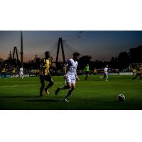 Louisville City FC and Charleston Battery players on game night