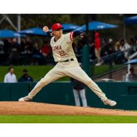 Tacoma Rainiers' Darren McCaughan in action