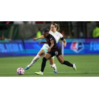 Portland Thorns FC's Crystal Dunn in action