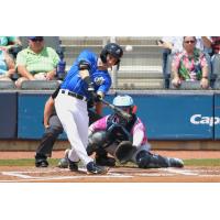 Tyler Black at bat for the Biloxi Shuckers