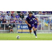 Louisville City FC defender Manny Perez