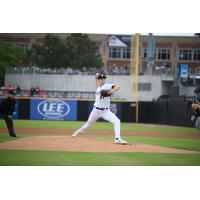 Fayetteville Woodpeckers' Andrew Taylor on the mound