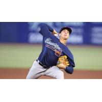 Mississippi Braves' Alan Rangel in action