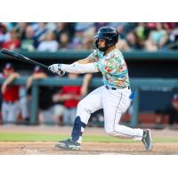 Columbia Fireflies' Jean Ramirez at bat