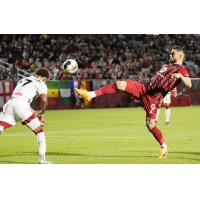 Phoenix Rising's Manuel Arteaga in action