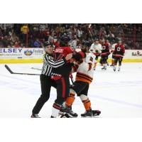 Cincinnati Cyclones' Cody Caron Takes on Fort Wayne Komets' Matt Alvaro