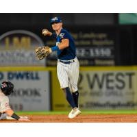 Somerset Patriots' Trey Sweeney on the mound