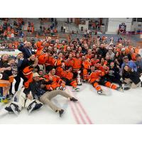 Danbury Hat Tricks celebrate win