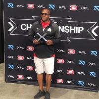 XFL Coach of the Year Reggie Barlow of the D.C. Defenders