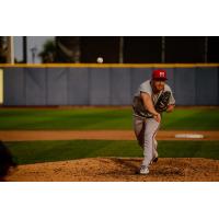 Mississippi Braves' Coleman Huntley III on the mound