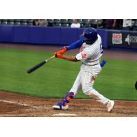 Syracuse Mets' Carlos Cortes at bat