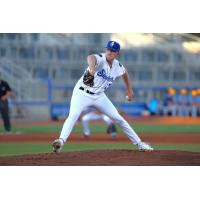 Biloxi Shuckers' Nick Bennett on the mound