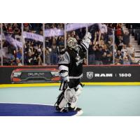 Calgary Roughnecks goaltender Christian Del Bianco