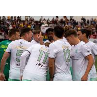 Detroit City FC huddle