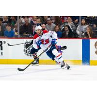 Centre Michael Cicek with the Spokane Chiefs